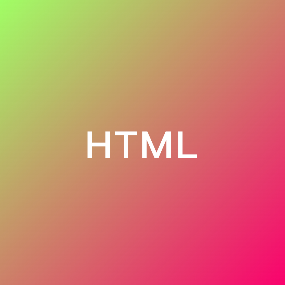html语言语法