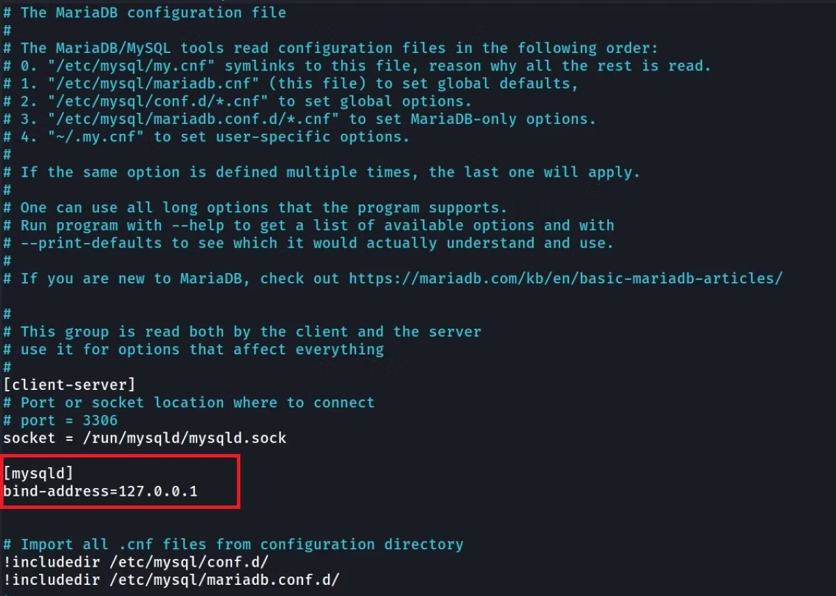 setting-bind-address-in-mysql-configuration-file