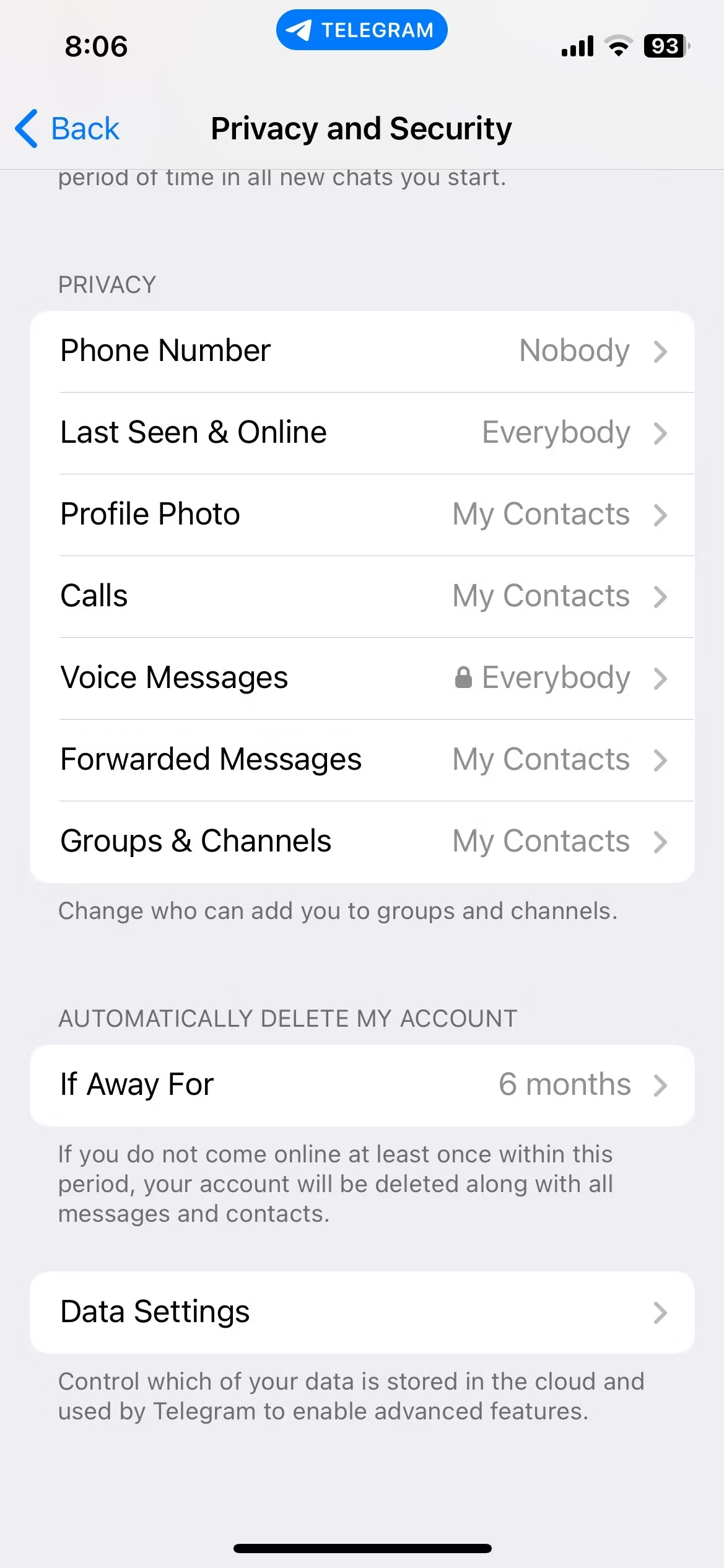 telegram-data-settings